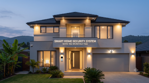 smart home security, no monthly fee, self-monitored, home security system, security cameras, local storage, DIY security, home automation, property protection,