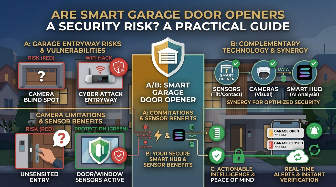 smart garage door opener, garage security risks, connected home vulnerabilities, hacking garage doors, smart home cybersecurity, garage door opener hacking, wi-fi garage door safety, secure smart garage, remote access garage security,