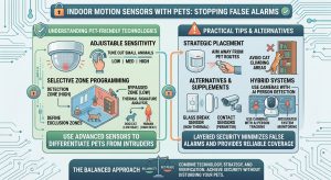pet immune motion sensors, motion detector false alarms pets, pet friendly security camera, adjust motion sensor sensitivity, indoor motion sensor placement, cat proof motion detector, dog safe alarm system, PIR sensor pet immunity, smart home pet detection, motion sensor exclusion zones,